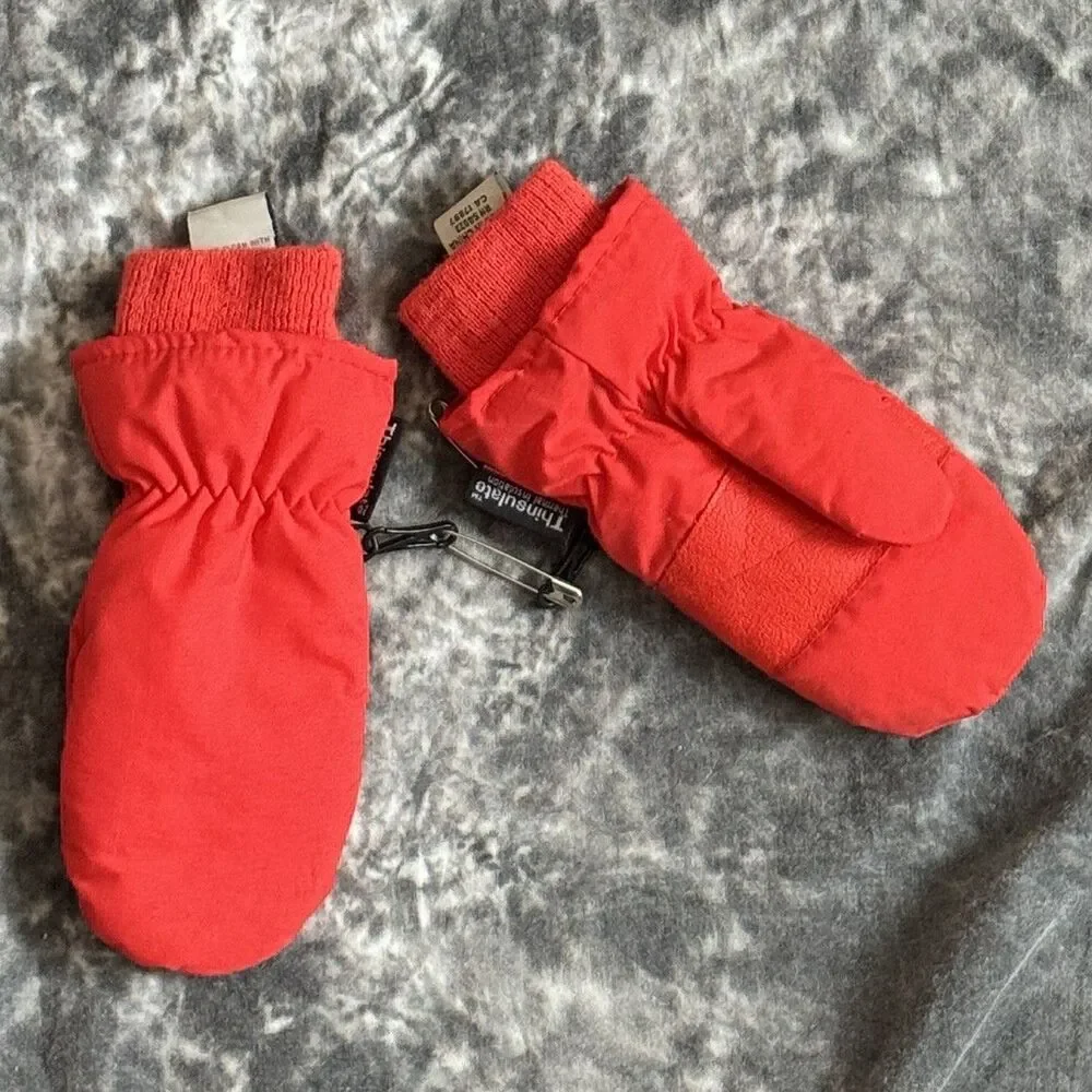 Lot of 3 Child’s Toddler's Zeroxposur & Gap Purple Red Snow Mittens